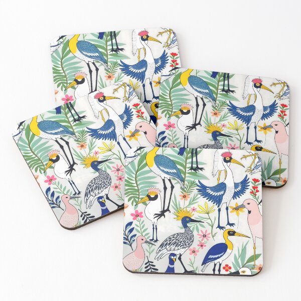 Item preview, The Aviary Almanac, Botanical Jungle Illustration, Tropical Wildlife Animal Garden, Royal Forest Vintage Nature Birds designed and sold by 83oranges.com.
