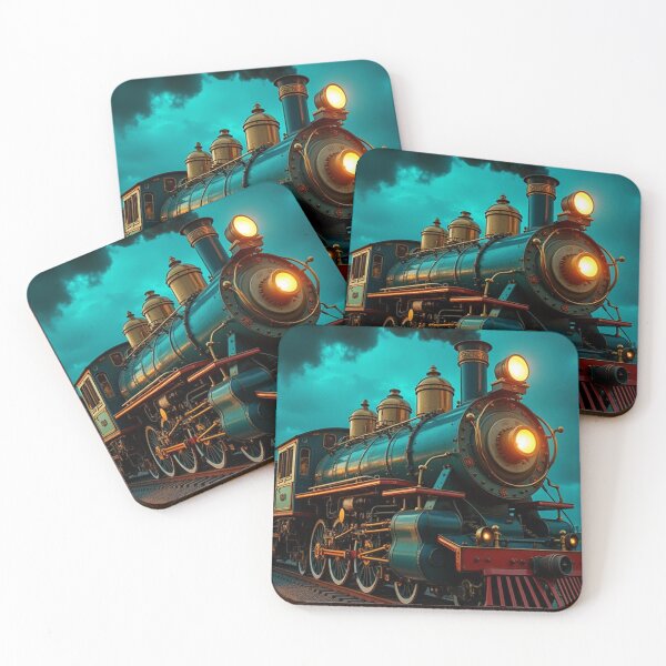 Item preview, Steampunk Railroad Train designed and sold by TheDarkWardrobe.