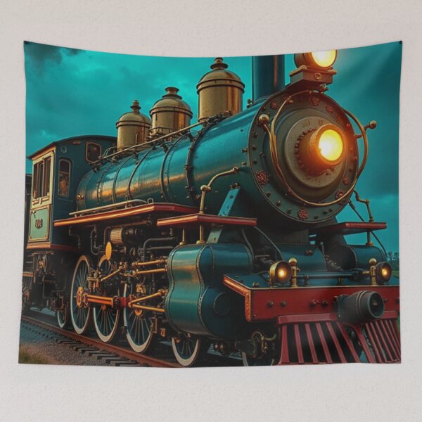 Item preview, Steampunk Railroad Train designed and sold by TheDarkWardrobe.