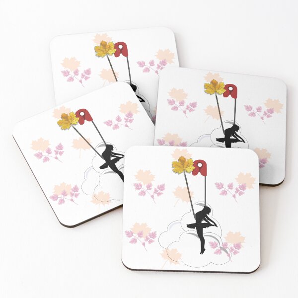 Item preview, Safety Pin Ballet and Autumn Leaves designed and sold by MsArtyCrafts.