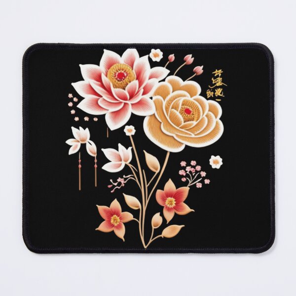 Item preview, Asian inspired floral  designed and sold by Roxburylane.