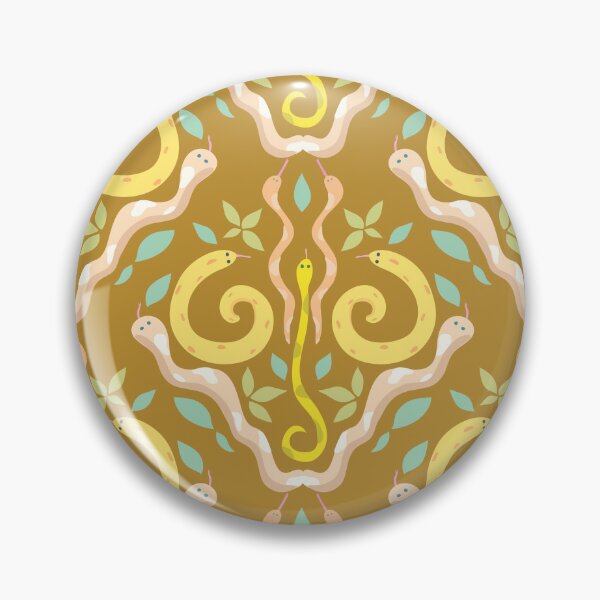 Item preview, Cute Snake Pattern Gold and Brown designed and sold by ShannonSArtwork.
