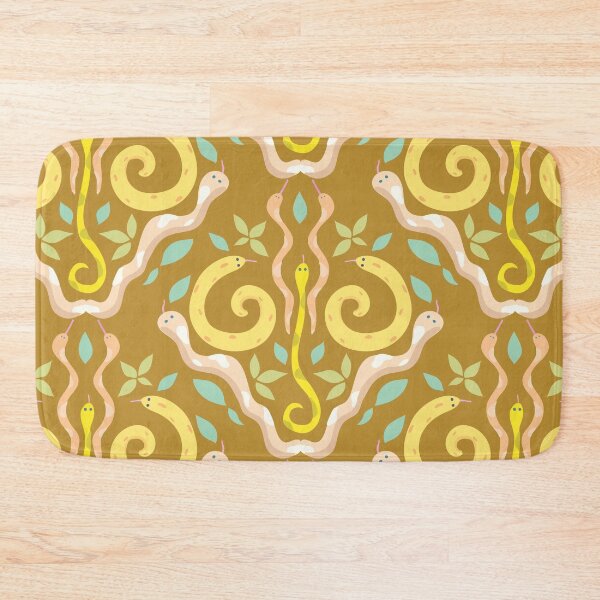 Item preview, Cute Snake Pattern Gold and Brown designed and sold by ShannonSArtwork.