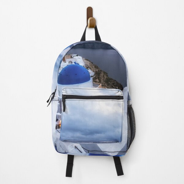 Item preview, Blue Domed Church in Santorini designed and sold by aaronchoi.