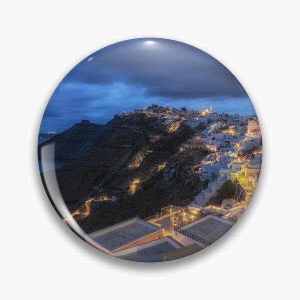 Item preview, View of Fira Santorini at Night designed and sold by aaronchoi.