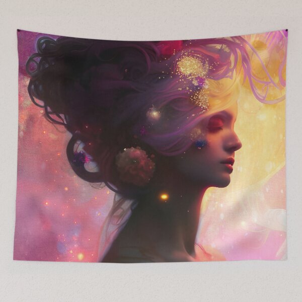 Item preview, Luna in the Moonlight mystical woman designed and sold by Glimmersmith.
