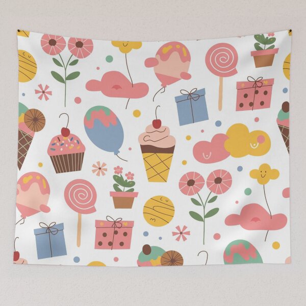 Item preview, Sweet Dreams Seamless Pattern designed and sold by Furbulous Faces.