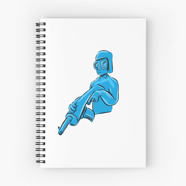 Item preview, Blue Gunman designed and sold by Stipper Store.