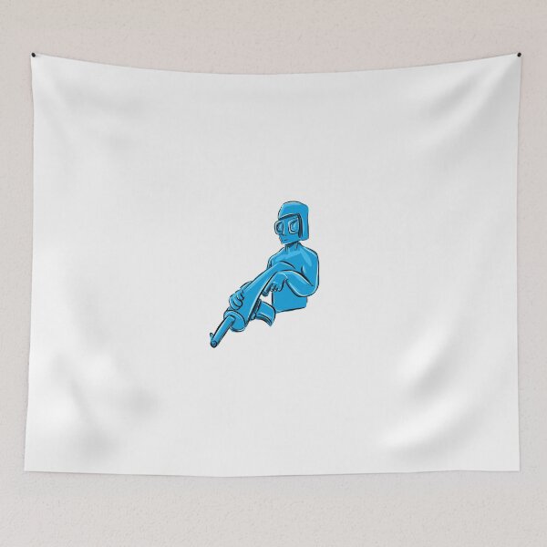 Item preview, Blue Gunman designed and sold by Stipper Store.