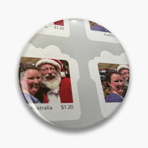 Item preview, Flavin Santa Stamps designed and sold by FlavinComedy.