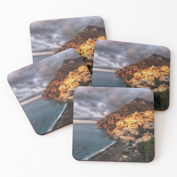 Item preview, Positano Amalfi Coast Sunrise View designed and sold by aaronchoi.