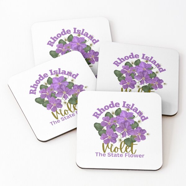 Item preview, Rhode Island State Flower Violet Classic T-shirt Sticker designed and sold by ThinkNature!.