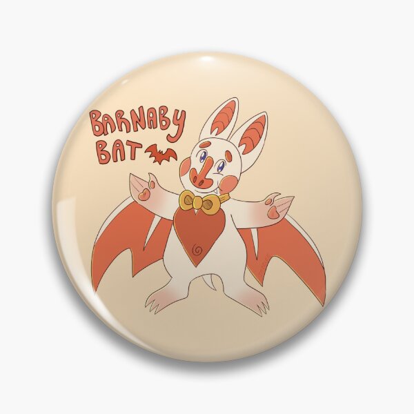 Item preview, Barnaby the Cute Honduran White Bat (w/ Text) designed and sold by skybluekitty.
