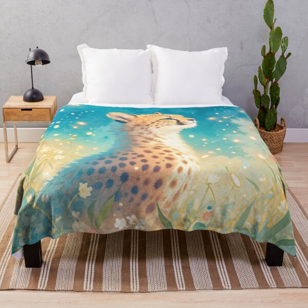 Item preview, Stunning Cheetah Among Wildflowers designed and sold by AshiraCreations.