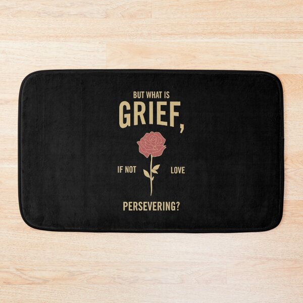 Item preview, "But What is Grief, If Not Love Persevering? - A Heartfelt Grief Quote Design for Healing and Comfort" designed and sold by artworkathome.