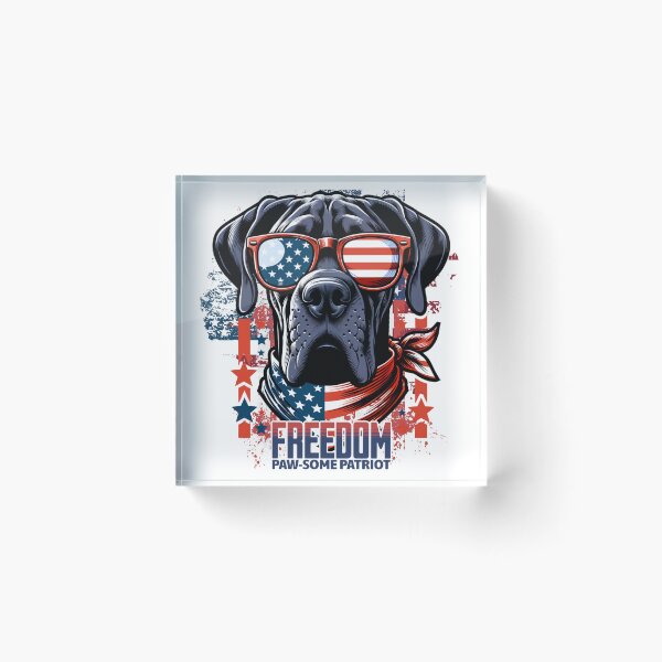 Item preview, Freedom Pawtriot : Paw-some Great Dane designed and sold by Eksama Design.