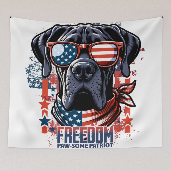 Item preview, Freedom Pawtriot : Paw-some Great Dane designed and sold by Eksama Design.