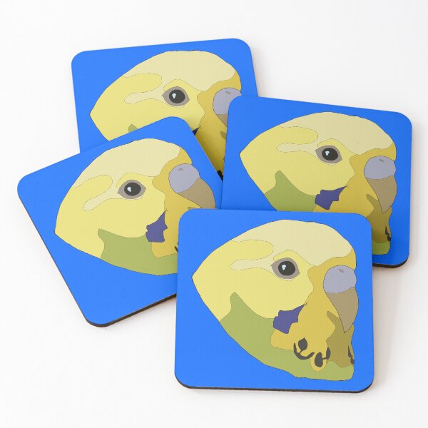 Item preview, Green and yellow parakeet/ budgie  designed and sold by LeahcarsArt.