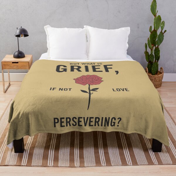 Item preview, "But What is Grief, If Not Love Persevering? - A Heartfelt Grief Quote Design for Healing and Comfort" designed and sold by artworkathome.