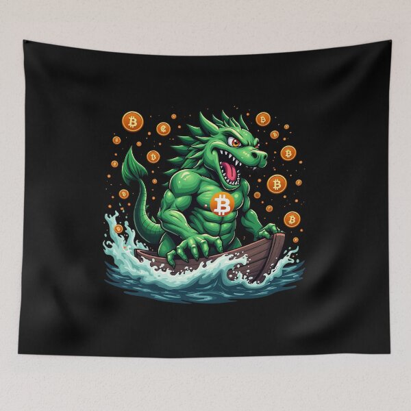 Item preview, Bitcoin Berserker Unleashing Crypto Chaos designed and sold by RadDeck.