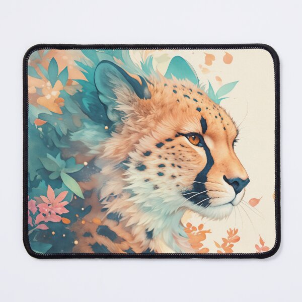Item preview, The Majestic Cheetah in Bloom designed and sold by AshiraCreations.