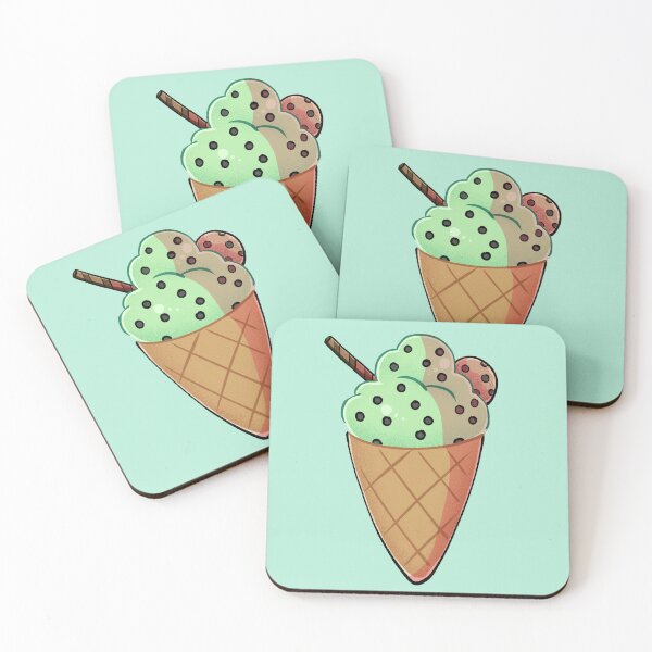 Item preview, Mint Chocolate Chip Ice Cream Cone!  designed and sold by OffbrandArtistShop.
