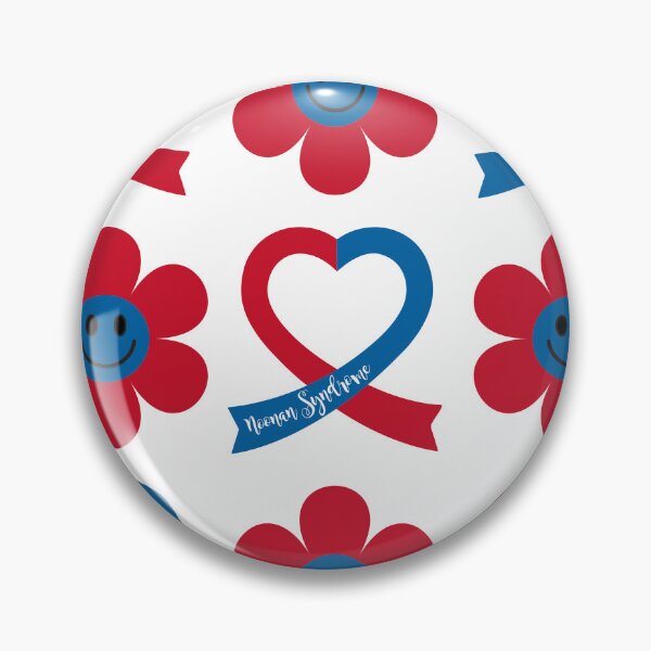 Item preview, Noonan Syndrome Awareness Heart Ribbon Flowers designed and sold by BeansHotTees.
