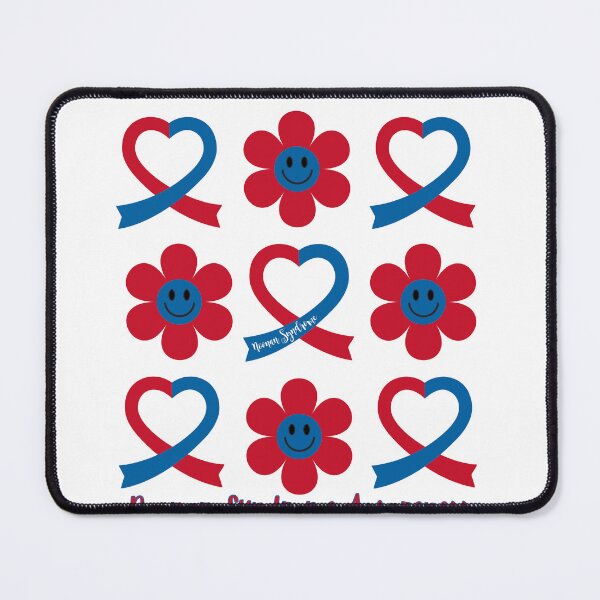 Item preview, Noonan Syndrome Awareness Heart Ribbon Flowers designed and sold by BeansHotTees.