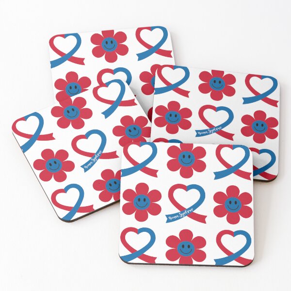 Item preview, Noonan Syndrome Awareness Heart Ribbon Flowers designed and sold by BeansHotTees.