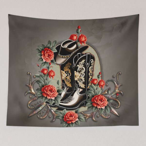 Item preview, Cowboy hearts: A poem of boots and flowers. designed and sold by nicky2342.