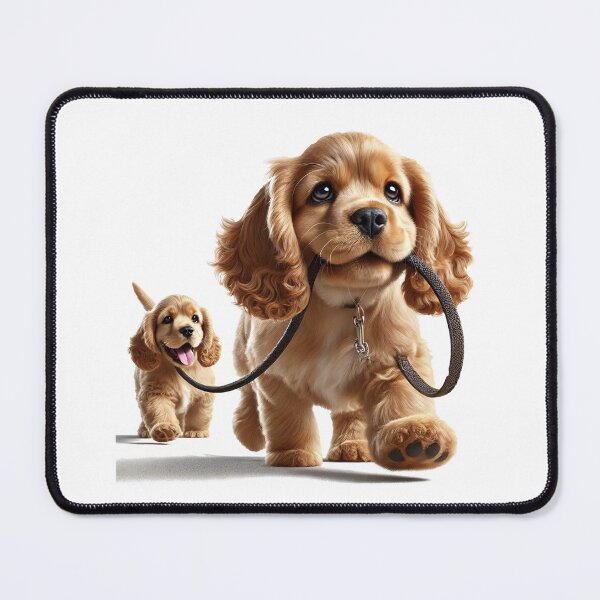 Item preview, Cocker Spaniel Pups Taking a Walk designed and sold by Glenys Grob.