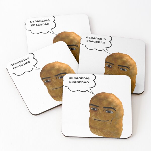 Artikelvorschau, Chicken Nuggets lustig entworfen und verkauft von official_BRAINROTSHOP.