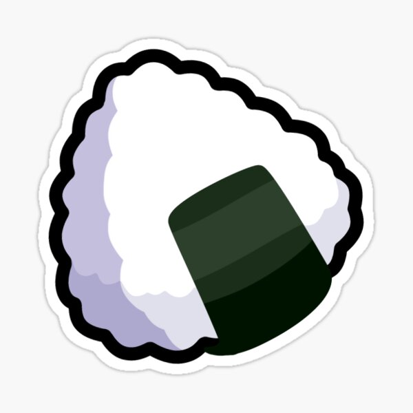 Item preview, Cute Sushi Onigiri designed and sold by pastel-moons.
