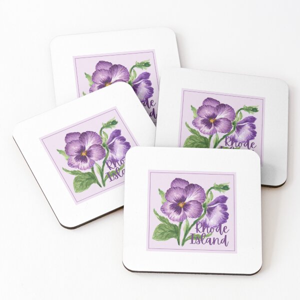 Item preview, Rhode Island State Flower Violet Classic T-shirt Sticker designed and sold by ThinkNature!.