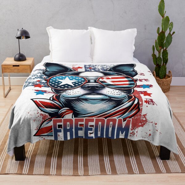 Item preview, Freedom Pawtriot : Paw-some Boston Terrier designed and sold by Eksama Design.