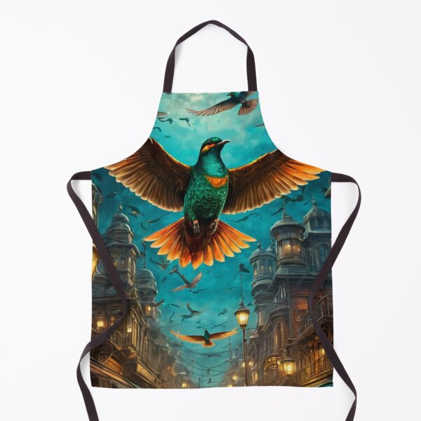 Item preview, Steampunk Town & Birds designed and sold by TheDarkWardrobe.