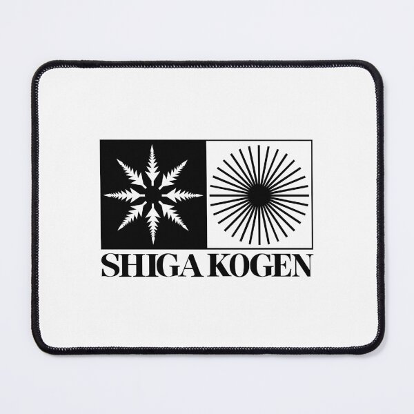 Item preview, Shiga Kogen Ski Resort - Snowflake & Sun Black, Nagano Japan | Nozawa Onsen Niseko Hakuba Snowboard Snowboarding Japow designed and sold by PawaPotto.
