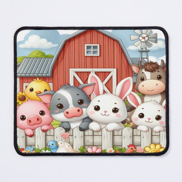 Item preview, Farmyard Friends Valentine – From All of Us to You designed and sold by PamsAIArt.