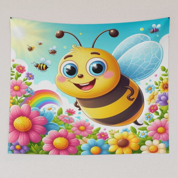 Item preview, Bee My Valentine – Cute and Colorful Design designed and sold by PamsAIArt.