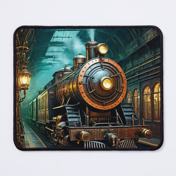 Item preview, Steampunk Railroad Train Station designed and sold by TheDarkWardrobe.
