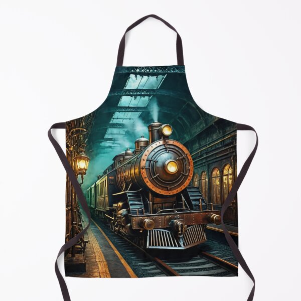 Item preview, Steampunk Railroad Train Station designed and sold by TheDarkWardrobe.