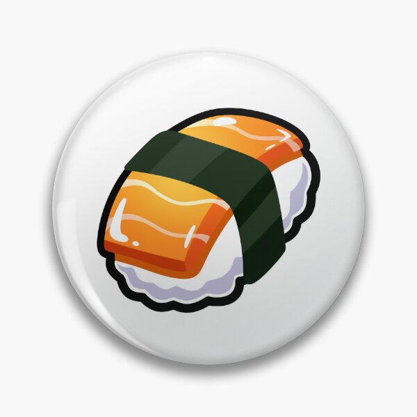 Item preview, Cute Sushi Salmon designed and sold by pastel-moons.