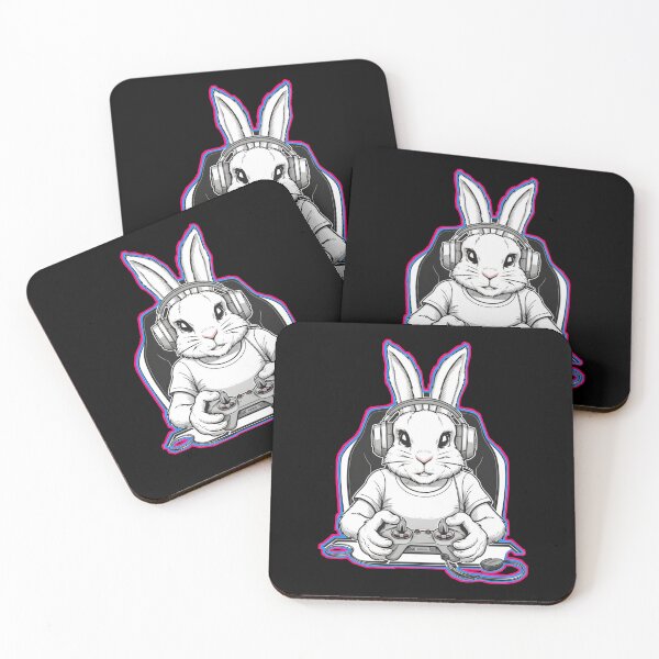 Item preview, Bunny gamer - Gaming Easter  designed and sold by Micjr.