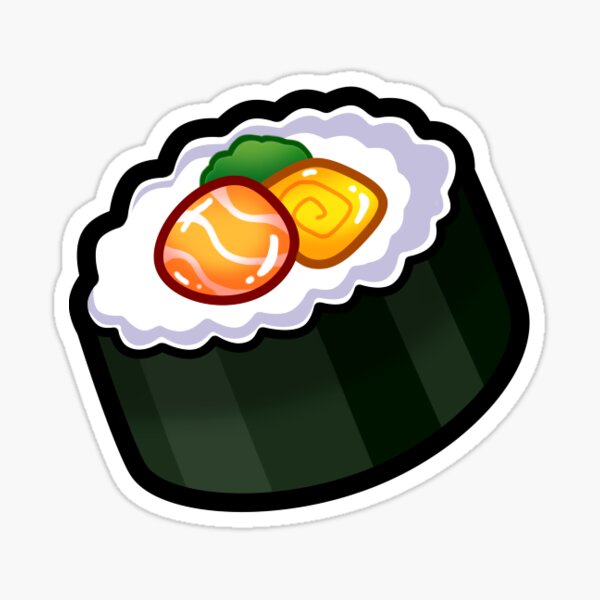 Item preview, Cute Sushi Roll designed and sold by pastel-moons.
