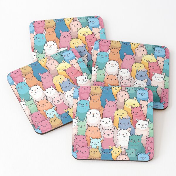 Item preview, Colorful Alpaca Pattern designed and sold by KiwiGrizzly.