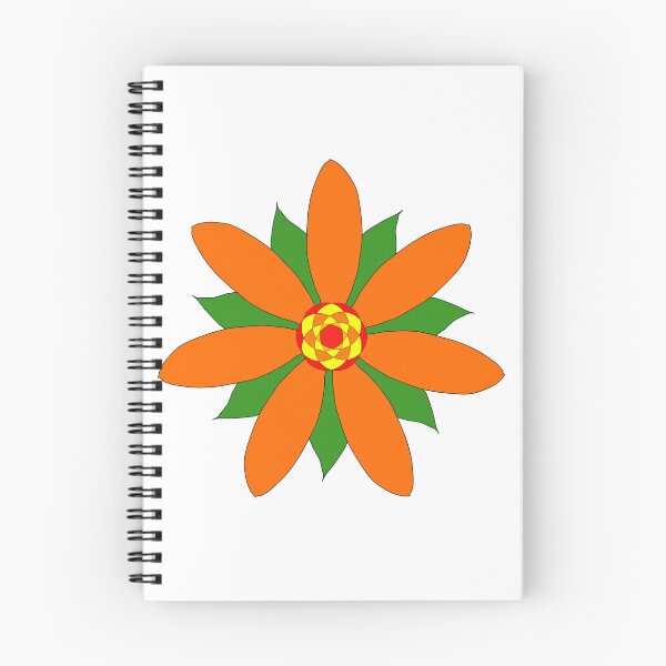 Item preview, 7 Orange Petals Flower designed and sold by Charles Roring.