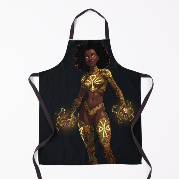 Item preview, Afro-Futuristic Superheroine | Dynamic African Warrior Art designed and sold by Collision19.