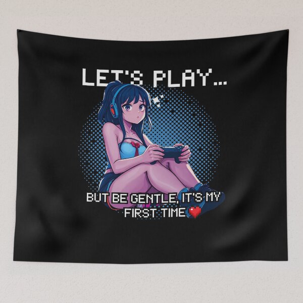 Item preview, Playful and Provocative Anime girls - Let's Play but be gentle it's my first time designed and sold by Designs-Labs.
