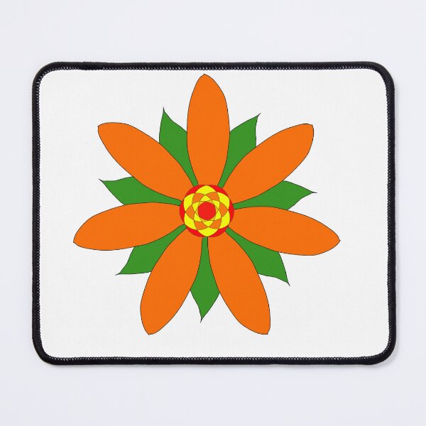Item preview, 7 Orange Petals Flower designed and sold by Charles Roring.