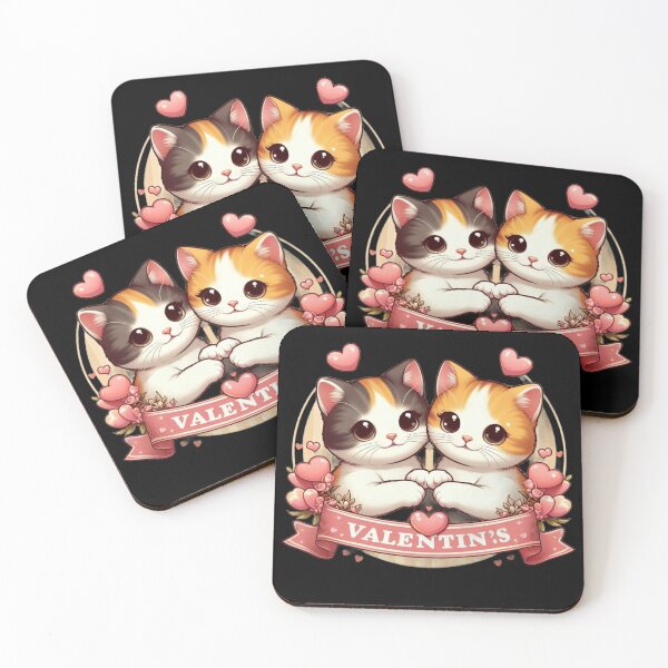 Item preview, Adorable Valentine's Day Cat T-Shirt designed and sold by justforart91.